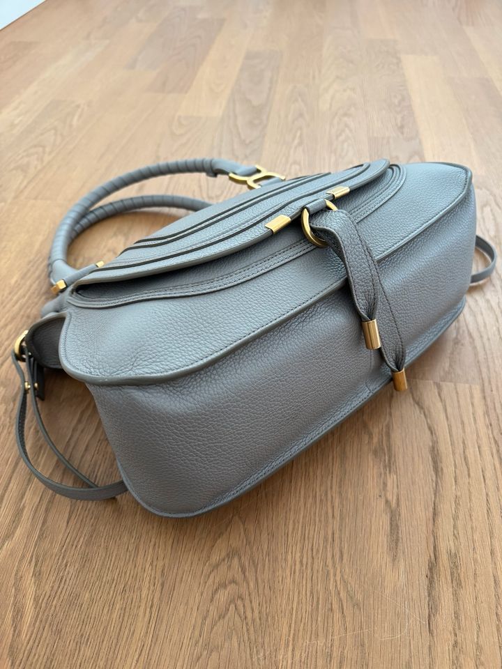 Chloé Marcie Medium Cashmere Grey in Wienburg