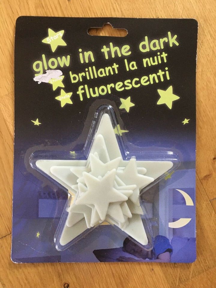 Sterne „Glow in the dark“ Leuchtsterne neu 2,50€ in Willstätt