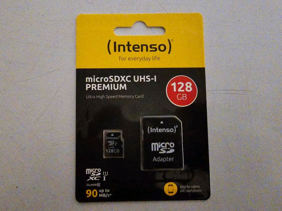 Intenso microSDXC UHS-I Premium Speicherkarte Memory Card 128 GB in Hannover