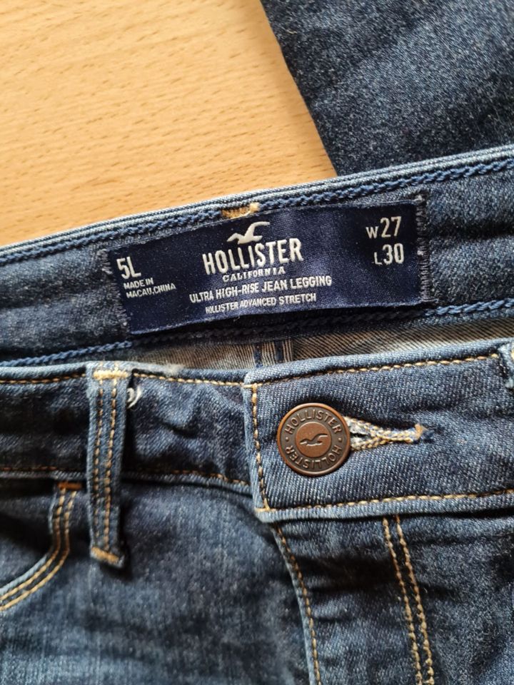 Hose Jeans Hollister Ultra High-Rise Jean Legging 27/30 in Elbtal