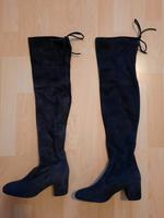 Högl Overknee Echtleder Leder Stiefel anthrazit schwarz Gr. 36 Niedersachsen - Wilhelmshaven Vorschau