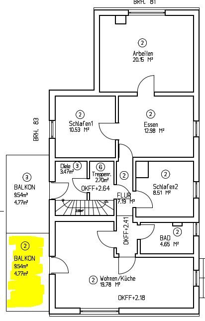 Tolle 4,5 Zimmer Wohnung mit Balkon zu vermieten zum Juli 2024 in Winterberg