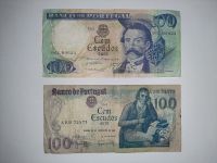 Banknote 100 Escudos Portugal 1978 & 1981 Geldschein Set für 10€ München - Schwabing-Freimann Vorschau