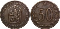 Tschechoslowakei 50 Heller 1963 Münze Nordrhein-Westfalen - Hamm Vorschau