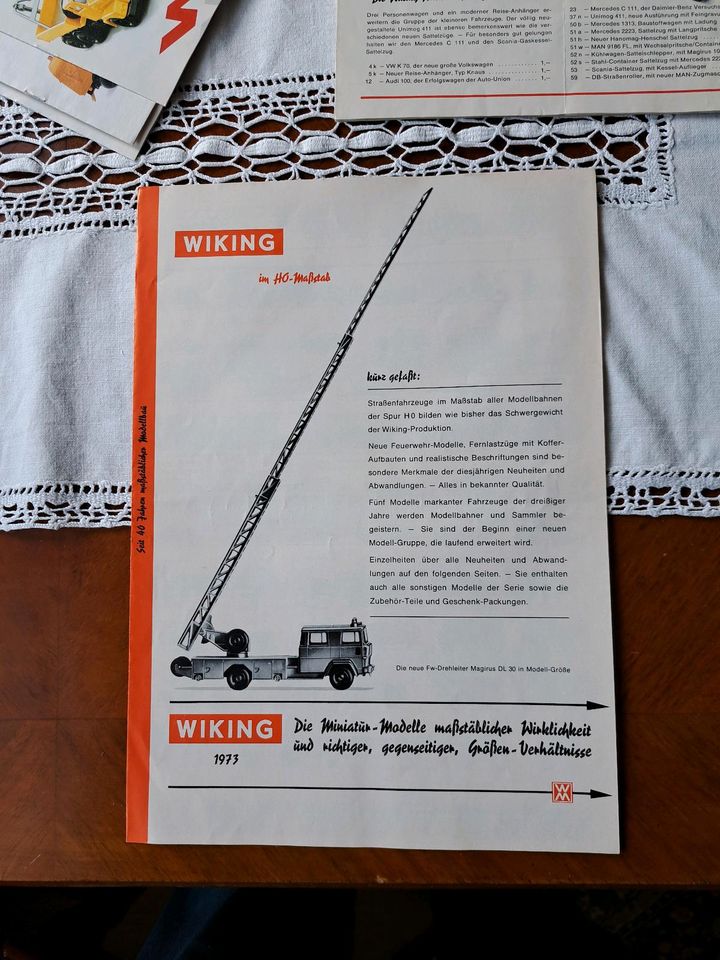 Wiking Modelle Katalog 1968 ,1971,73 in Klettbach