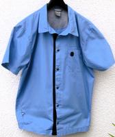 Nike Original Hemd Jacke Shirt kurzarm blau L Neuwertig  Topp Hessen - Mühlheim am Main Vorschau