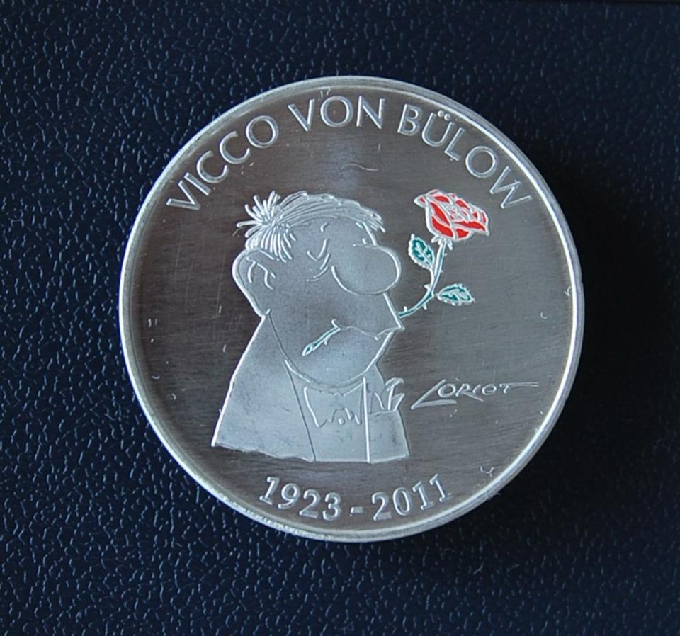 20 Euro Silber Münze, 2023 A, 100 J. Vicco von Bülow / Loriot UNC in Kamen