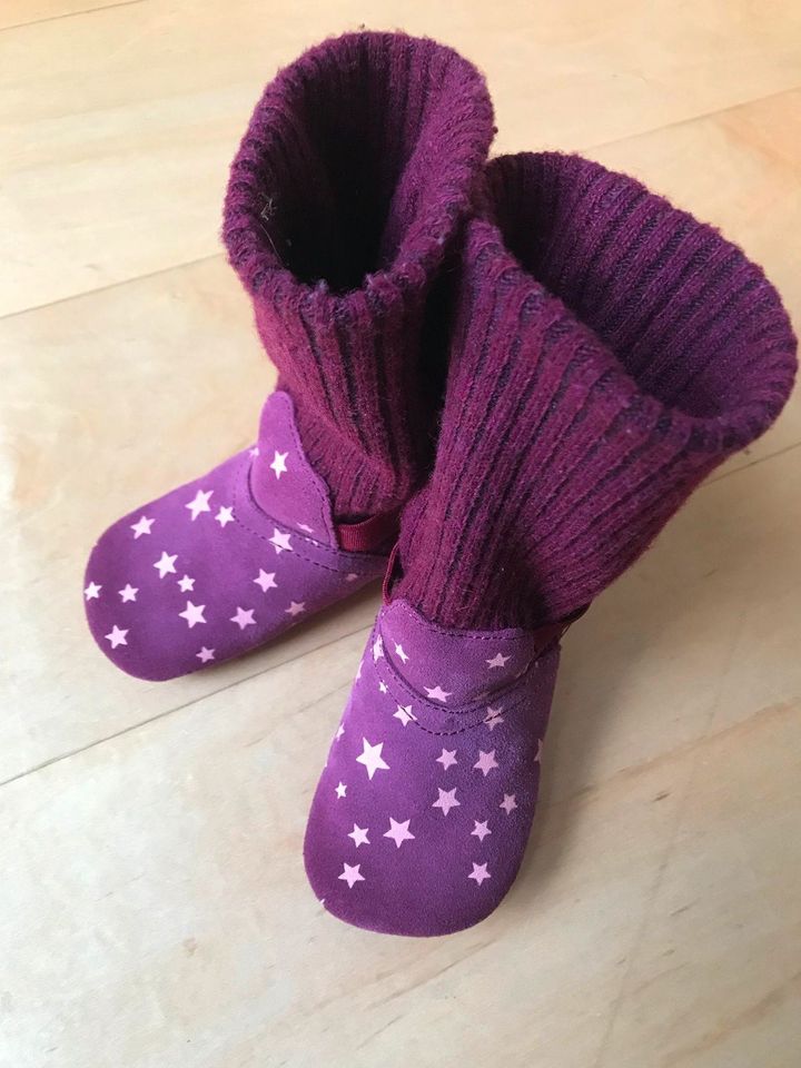 bellybutton Baby Krabbel Schuhe Stiefel Gr.18 Leder beere neuwert in Heidelberg