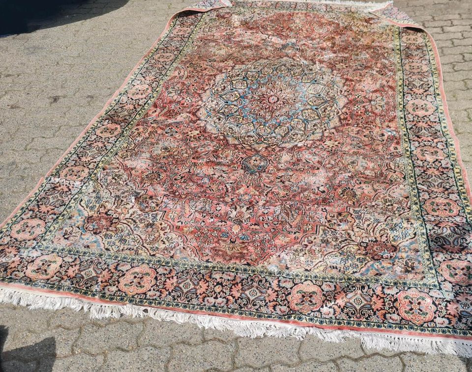 KASCHMIR GHOM SEIDE ORIENT TEPPICH 312x210 in Edingen-Neckarhausen