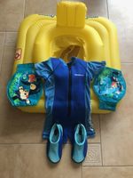 Schwimmsitz, Schwimmringe,  Badeanzug + Schuhe Kinder Sachsen - Zwenkau Vorschau