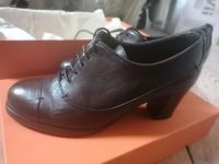 Braune italienische  Schuhe 10cm Blockabsatz Echtleder Gr. 37 Saarbrücken-Mitte - St Johann Vorschau