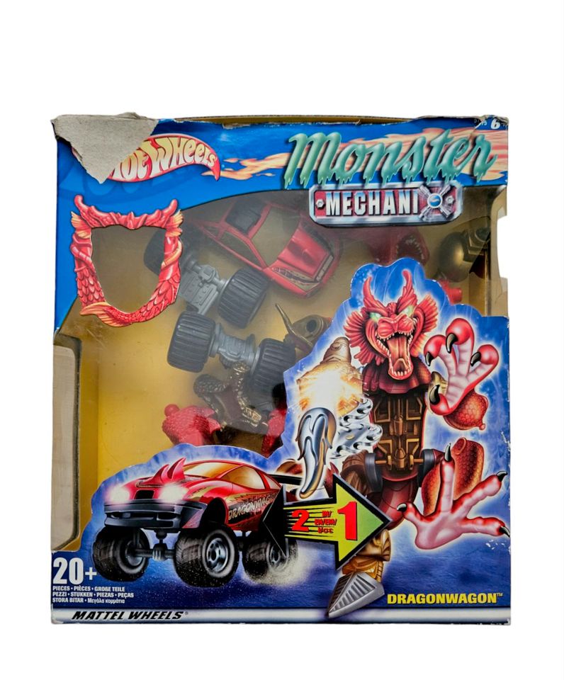 Hot Wheels Monster Mechanix OVP in Höchberg