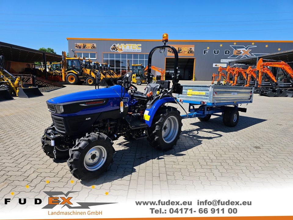 Farmtrac 26 ANGEBOT inkl. Einachsanhänger 1,5t Kleintraktor Fudex Traktor in Winsen (Luhe)