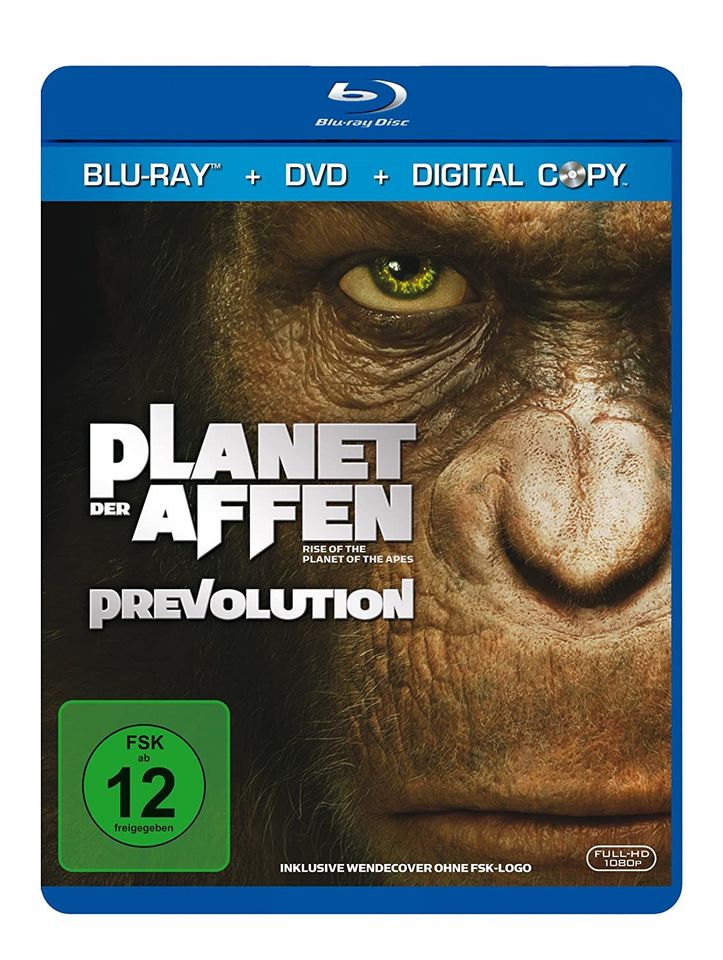 Planet der Affen Prevolution | Blu-ray + DVD | DE | Erstauflage in Neuss