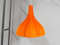 Peill & Putzler Blumenlampe florale Deckenlampe orange Überfang Hängelampe Esszimmerlampe Esstischlampe 70er Space Age Ära Design Berlin - Mitte Vorschau