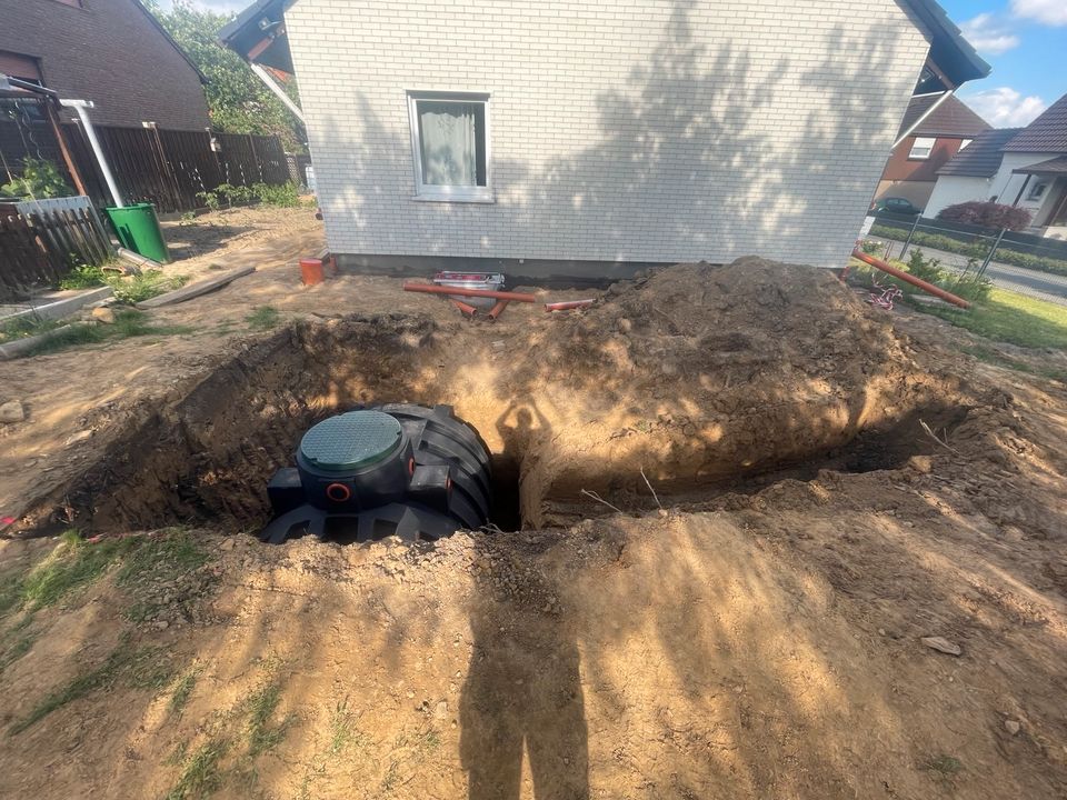 Kanalarbeiten Regen und Schmutzwasser ,Zisterne, Drainage in Preußisch Oldendorf