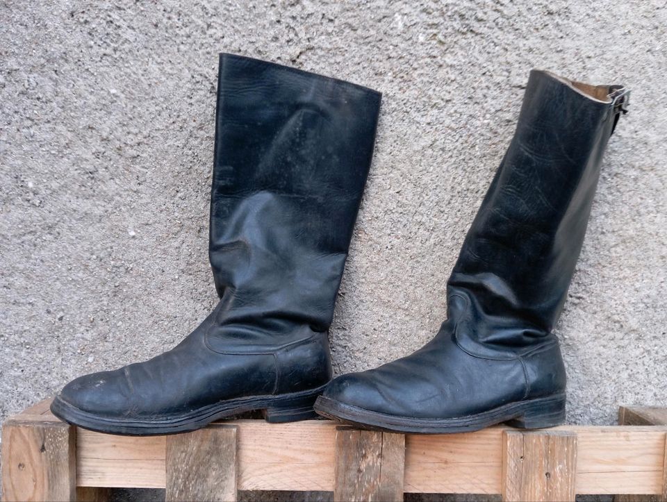 alte Offizier Stiefel WK, Knobelbecher in Muldenhammer