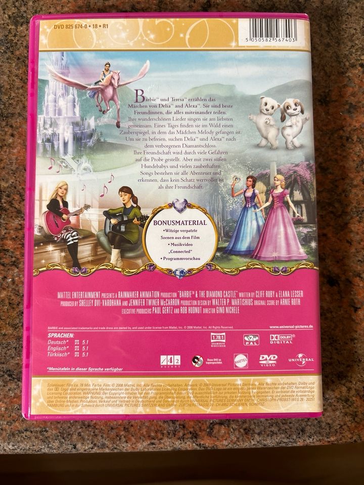 Barbie und das Diamantschloss DVD in Minden