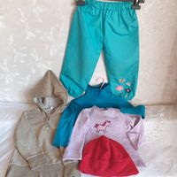 Kinder Set-2 Seitige Matschhose Gr.86 Mütze, Shirt- 5 Teile Rheinland-Pfalz - Mainz Vorschau