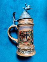 Bierkrug Gerz Steinkrug mit Zinndeckel Rheinland-Pfalz - Miehlen Vorschau