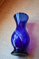 Glasvase, bauchige Form, blau- weiß, Murano? 28 cm Baden-Württemberg - Karlsruhe Vorschau