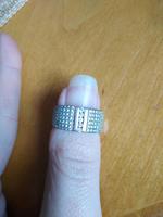 Breiter Ring "Pavé" Ø 17 mm 925 Sterling Silber mit Zirkonia Baden-Württemberg - Heilbronn Vorschau