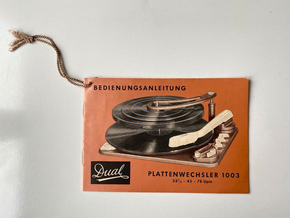 Bedienungsanleitung Dual Plattenwechsler von 1959 in Hessen - Bad Vilbel |  Weitere Audio & Hifi Komponenten gebraucht kaufen | eBay Kleinanzeigen ist  jetzt Kleinanzeigen