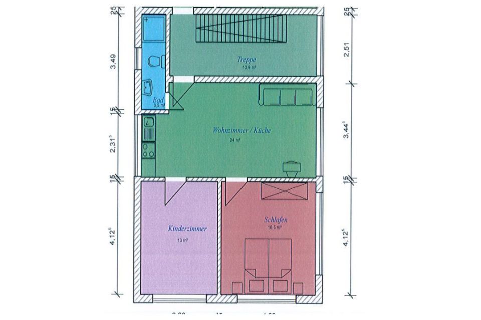 Familienfreundliche 3-Zimmer-Wohnung in Schwenningen in Villingen-Schwenningen