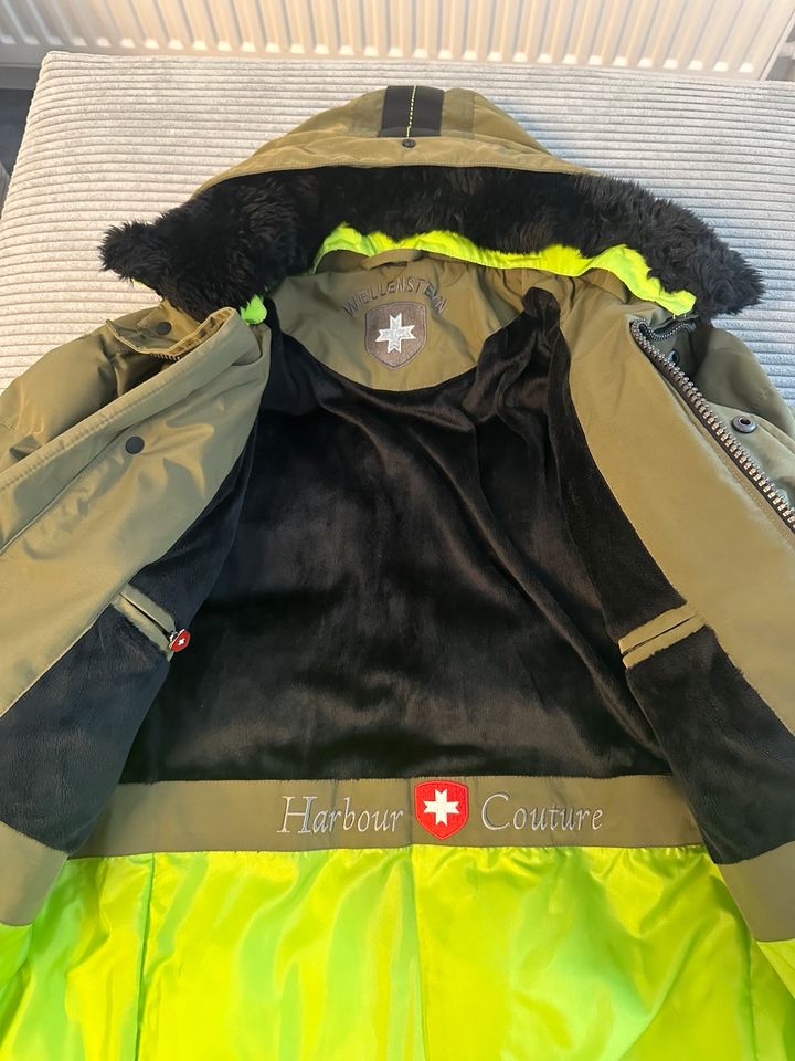 Wellensteyn Seamaster Olive Grün Winter Jacke XL in Witten