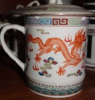 3 asiatische chinesische japanische Porzellan Teetasse Tee Drache Bayern - Friedberg Vorschau