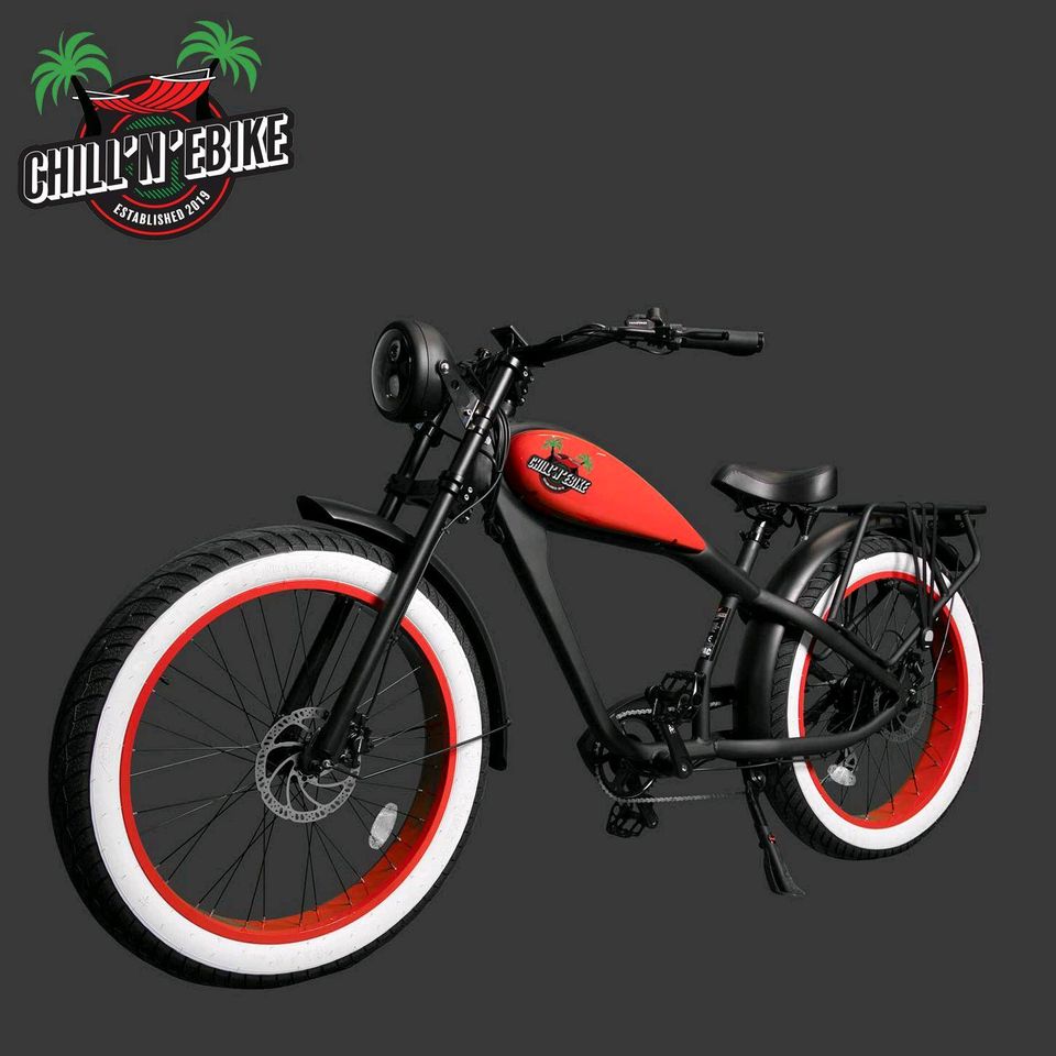 Beachcruiser John Deere Design Pedelec Racer Oldtimer look eBike Jobrad in Dinklage