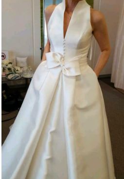 Brautkleid Hochzeitskleid   Ivory  Gr   38     M     Mako  Seide in Bad Homburg