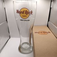 Hard Rock Cafe Amsterdam Bierglas 0,5l Weizenglas Glas 21cm hoch Essen - Essen-Ruhrhalbinsel Vorschau