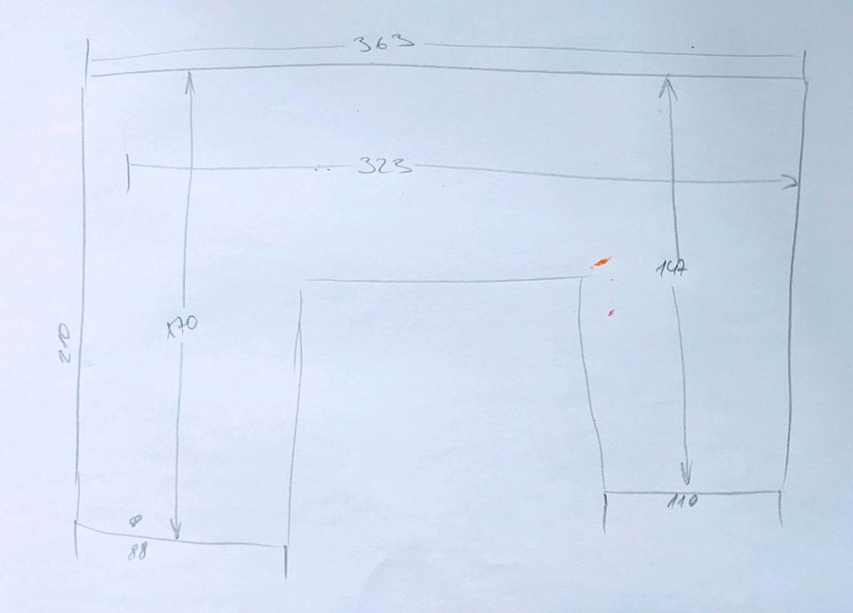 Sofa Bett Wohnlandschaft XL U-Form groß grau weiß Leder l in Frankfurt am Main