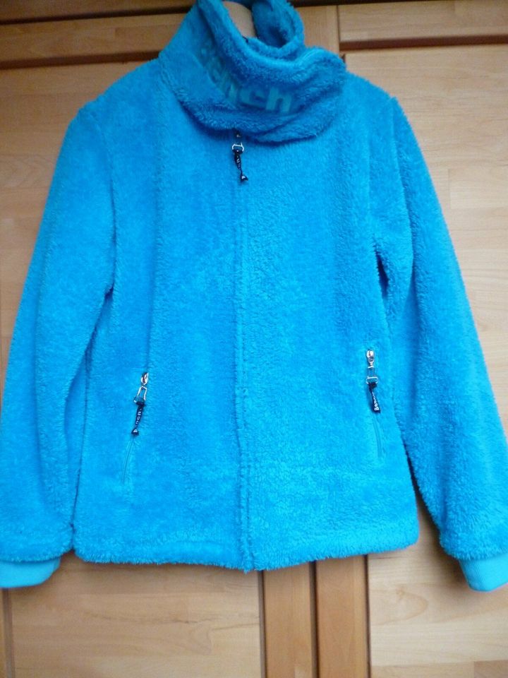 Bench Damen Fleecejacke Kuschelfleece türkis Gr 36 in Marpingen