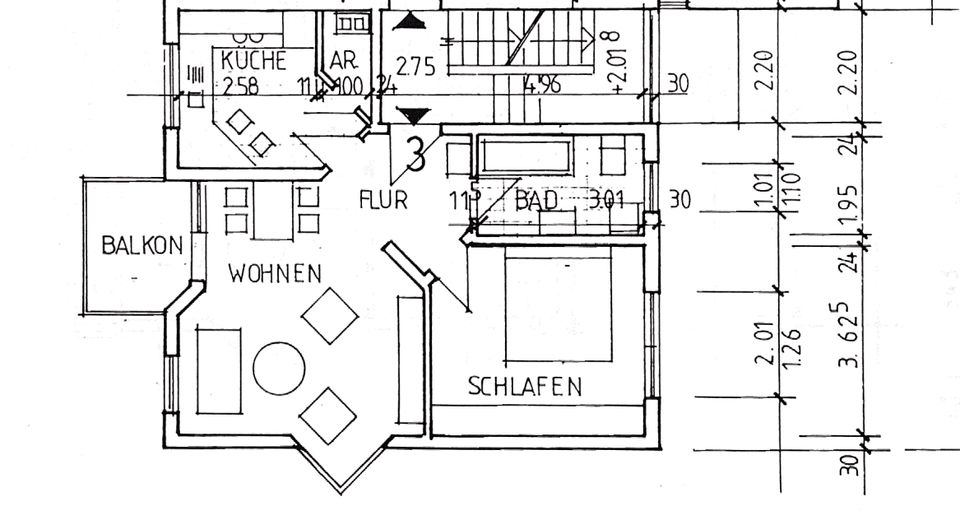 Werden Sie selbst Eigentümer! Schicke 2-Raumwohnung mit Balkon und Garage in Holzweißig zu verkaufen in Holzweißig