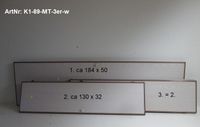 Set 3er Möbeltüren Türblatt-Abmessungen ca 184x50 bzw 130x32 (2x) Hessen - Schotten Vorschau