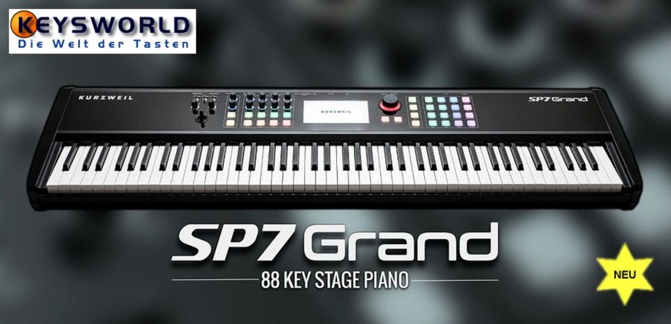 KURZWEIL SP7 GRAND Piano 88_new ATST_USB Audio_8 Zonen_NEU_K2700* in Frammersbach