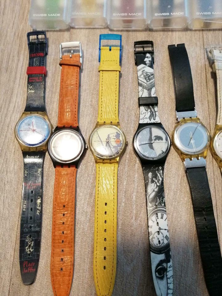 17 Swatch Uhren Sammlung aus Nachlass in Bielefeld