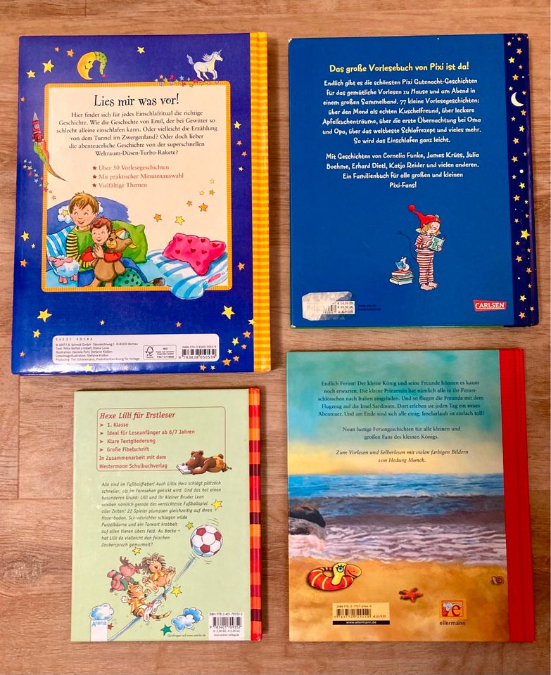 4 Kinderbücher Hexe Lilli, Der kleine König, Pixi, Geschichten in Niederndodeleben