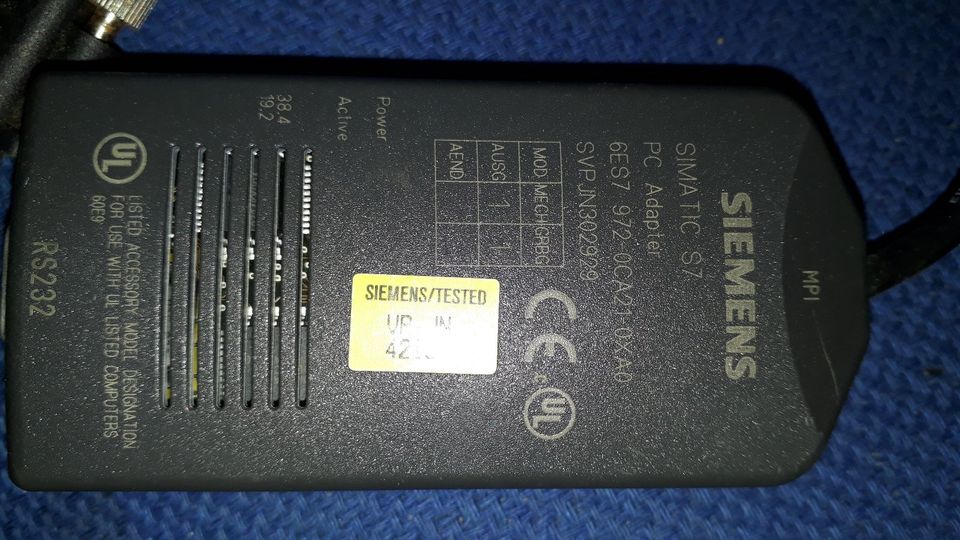 Siemens PC Adapter 6ES7 972-OCA21-OXA0 in Fürstenzell