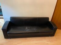 schwarze Couch/ Sofa zu verschenken Aachen - Aachen-Mitte Vorschau