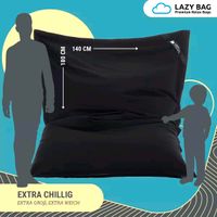 *NUR BEZUG* Schwarz Sitzsack Lazybag Sitzkissen Bezug Berlin - Treptow Vorschau