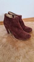 Akira High Heels Stiefel Stiefelette Gr. 39 Dunkelrot Bordeux Nordrhein-Westfalen - Hilchenbach Vorschau