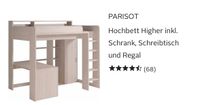 Hochbett mit Schreibtisch und Schrank Nordrhein-Westfalen - Moers Vorschau