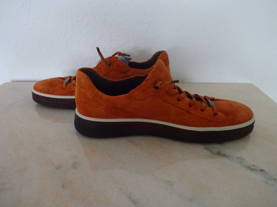 ara Bamboo High Soft Leder Sneaker Halb Schuhe orange 6 - 39 in Pforzheim