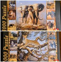 2 Puzzle 1000 / Wildlife Afrika Elefant Big Five Nordrhein-Westfalen - Havixbeck Vorschau