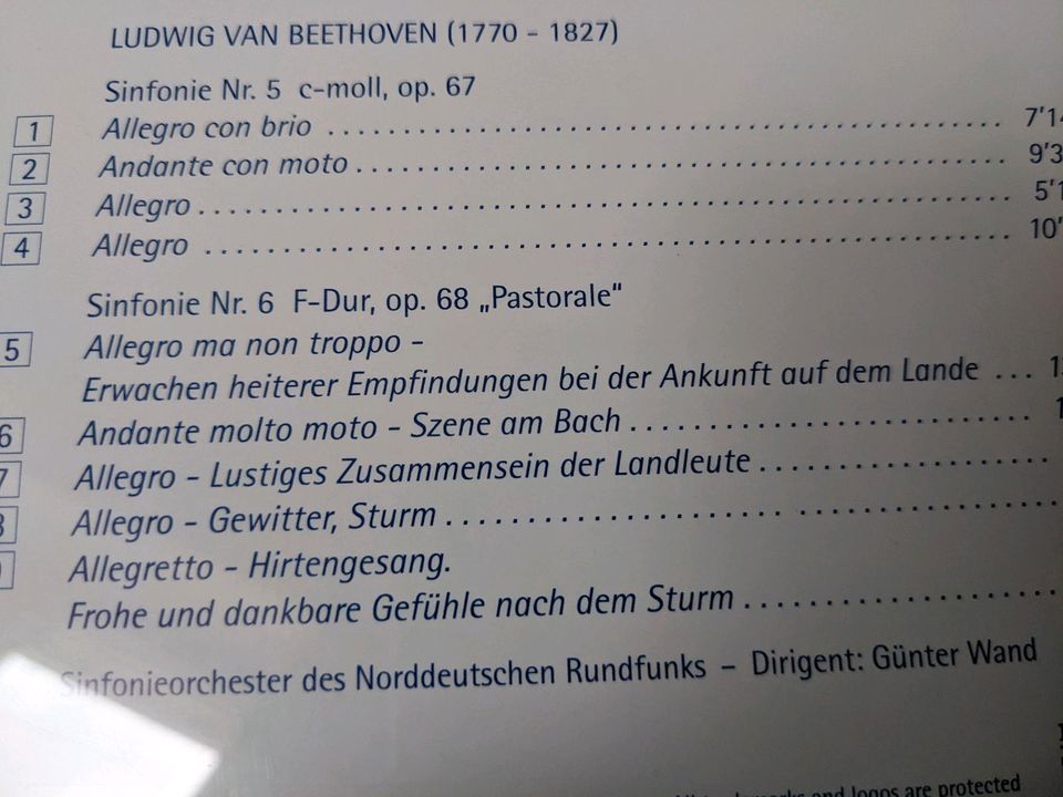 CD Stücke von Ludwig van Beethoven in Ingolstadt