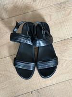 Schwarze Damen Sandalen Größe 41 Leder Köln - Porz Vorschau
