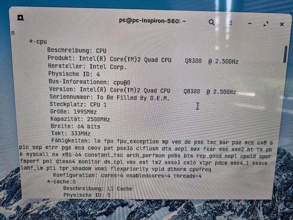 Dell Inspiron 560 PC (Core2Quad Q8300 2.5GHz, 4GB,  G-ForceG 310) in Schwerin